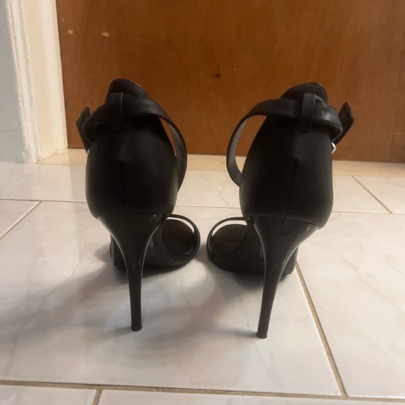 Mossimo Women’s Black Open Toe High Heels Sandals - Picture 6 of 9